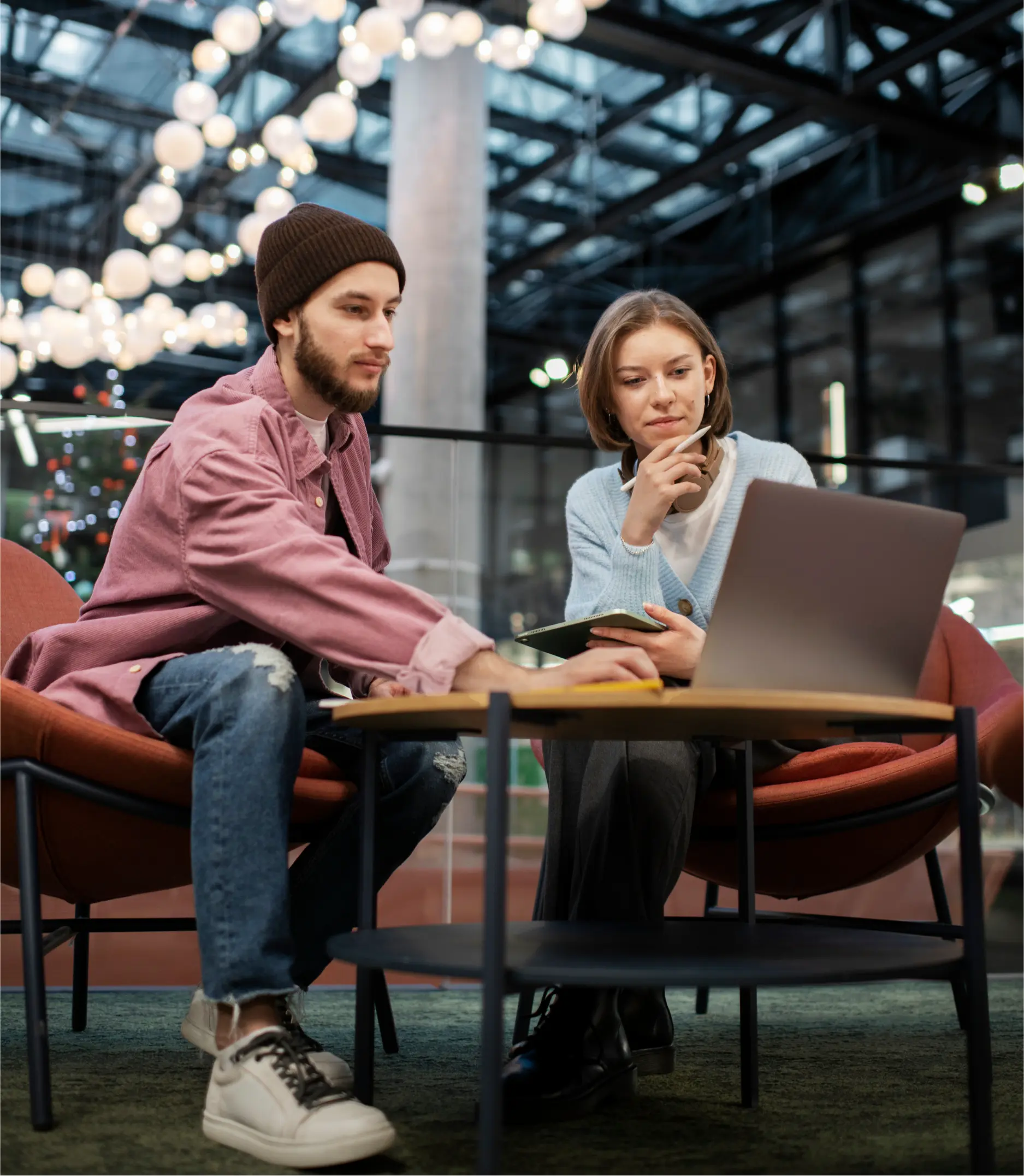Both are discussing how becoming verified talent can help boost their careers