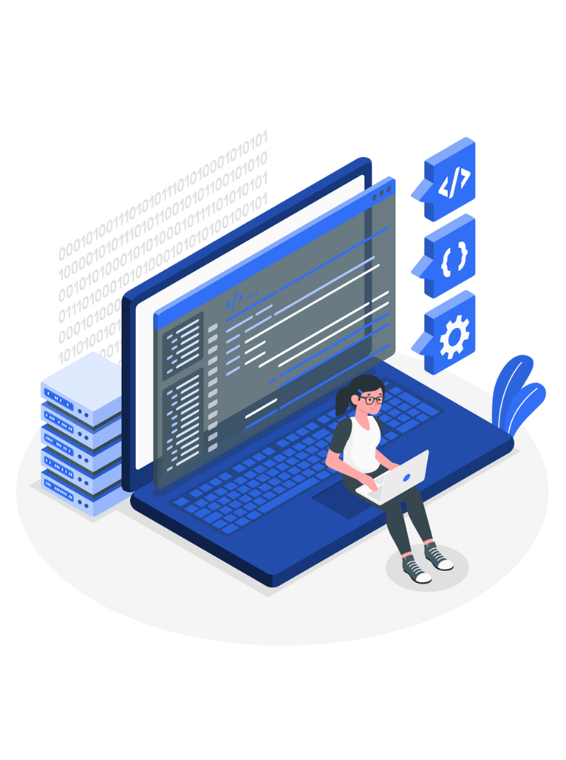 Image displaying a talent working on a laptop.